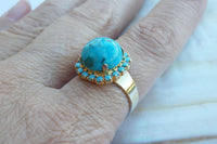 Gold Turquoise Ring