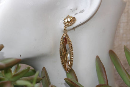 Gold Wedding Earrings