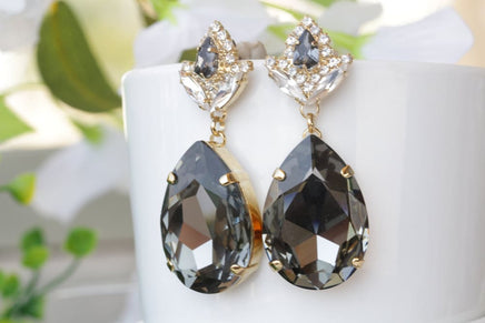 Gray Earrings