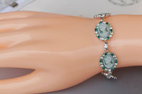 Green Cameo Bracelet