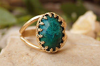 Green Gemstone Ring