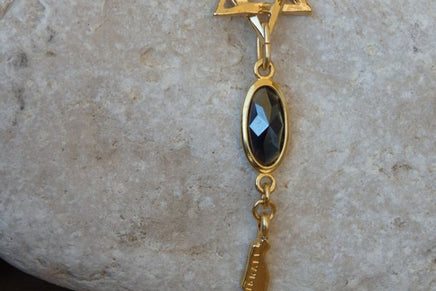 Holy Land Necklace. Israel Map Necklace. Gold Israel Necklace. Jewish Jewelry. Star Of David Pendant Necklace. Magen David Judaica Charms.