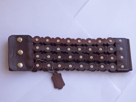 Waist Blue belt, BLUE JEANS Belt, Leather Studs Belt, Women's Belt, Women Leather Belt, Waist Chunky Belt, Thick Crystals Belt, Stretch Belt