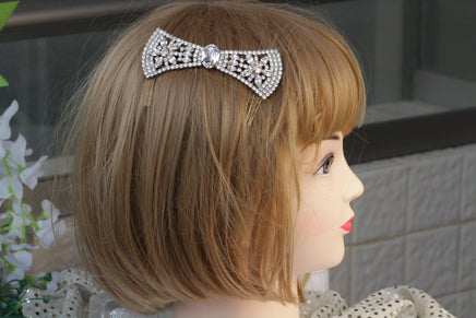 Rebeka Hair Comb, Bow Hair Comb, Wedding Hair Comb, Statement Crystals Hair Comb,Rhinestone Hair Comb, Jewelry For Hair, Bridal Hairpiece