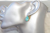 Blue Lagoon Earrings, Blue Lagoon Drop Earrings, Bridal Blue Earrings, Bridesmaids Set of 7, Turquoise Rebeka Earrings,Minimalist Earring