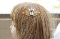 CRYSTAL HAIR Comb, Bridal Hair Comb, Rhinestone Hair Comb, Statement Rebeka, Wedding Hair Accessories, Shell Combs,Rose Gold Hair Jewelry