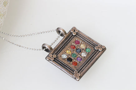 Breastplate SILVER STERLING NECKLACE, Men's Jewelry, Hoshen Necklace For Man, Gift For Him, 12 Tribes Necklace, Vintage Necklace,Jewish Gift