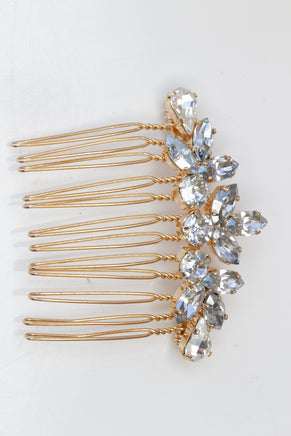 DUSTY BLUE  HAIR Comb, Bridal Hair Comb, Light Blue headpiece,Blue Shade Rebeka, Leaf Hair Comb,Wedding Hair Jewelry,Bridesmaid Comb Gift