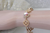 HEART BRACELET, Holiday Gift Ideas, Rebeka Ab Crystal Bracelet,Wife, Girlfriend, Heart Shaped Bracelet,Bridal Bracelet,Valentine Day Gift