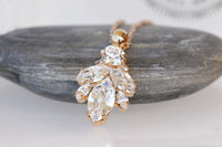 CRYSTAL BRIDAL RING, White Crystal ring, Women's rings, Rebeka ring, Marquise Multi Stones ring, Necklace Bracelet Earrings Jewelry Set