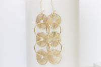 Gold hoop earrings