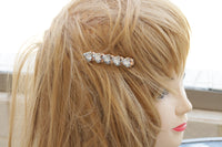 HEART BOBBY PINS, Bridal Bobby Pin, Wedding Dusty Blue Hair Pins, Cocktail Hair Accessories, Rebeka Side Pin Clips, Decorative Hair Gift