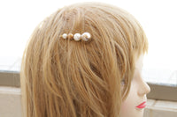 BRONZE BOBBY PINS, Bridal Bobby Pin, Wedding Ivory Pearl  Hair Pins, Evening Formal Hair Accessories,Rebeka Bobby Pin, Decorative Hair