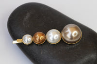 BRONZE BOBBY PINS, Bridal Bobby Pin, Wedding Ivory Pearl  Hair Pins, Evening Formal Hair Accessories,Rebeka Bobby Pin, Decorative Hair