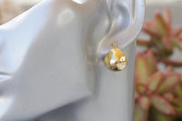 GOLD Hoop Earrings, Minimalist Jewelry, Bridal Gold Plated Earrings, Small Hoops, Classic Chunky Small Hoop Earrings, Elegant Women's Hoops