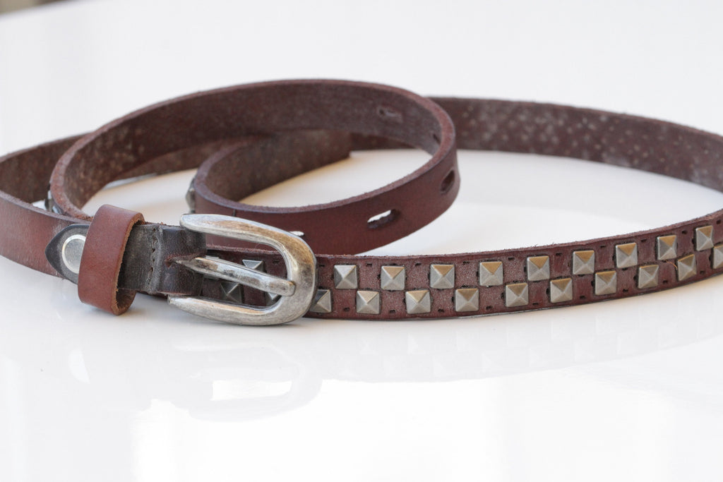 BROWN Leather belt