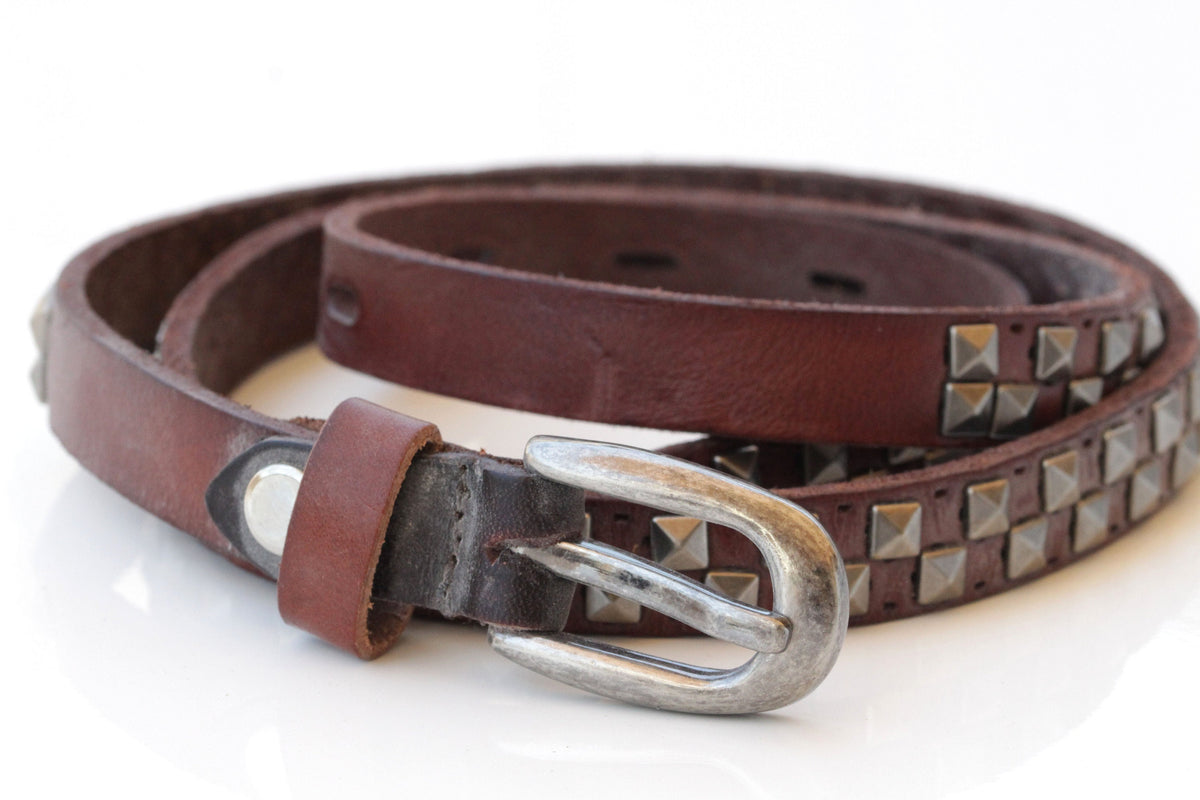 BROWN Leather belt| Rebekajewelry
