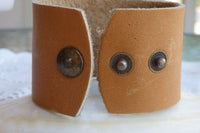 Leather Bracelet. Brown Cuff Leather Bracelet. Chunky Cuff Men Leather Bracelet. Women Leather Beacelet. Silver And Leather Unique Jewelry.