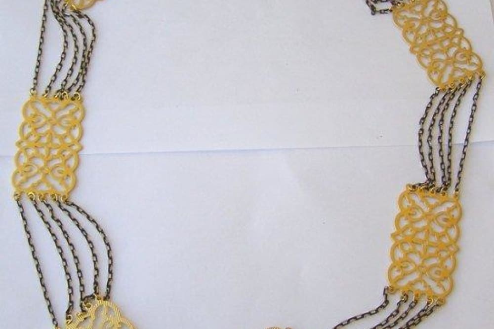 Gold wedding belt| Rebekajewelry