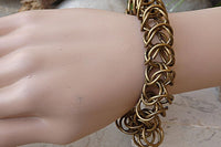 Link Bracelet. Stack Link Bracelet. Antiqued Bracelet