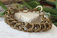 Link Bracelet. Stack Link Bracelet. Antiqued Bracelet