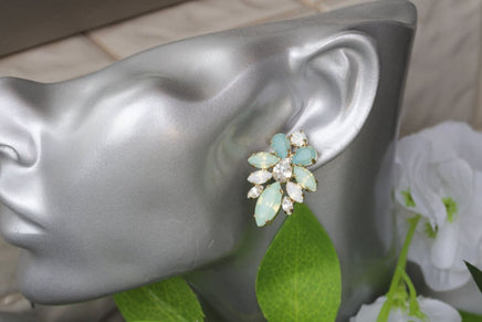 Mint Opal Earrings