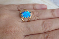 Opal Gold Ring