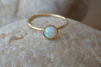 Opal Gold Ring
