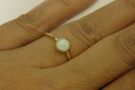Opal Gold Ring