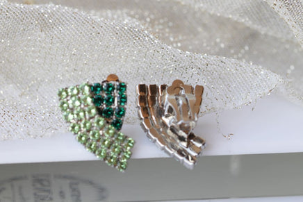 Peridot Clip Earrings