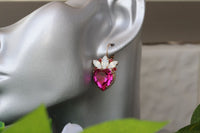 Pink Opal Earrings