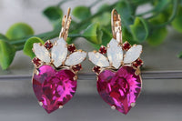 Pink Opal Earrings
