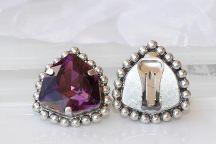 Purple Earrings