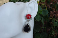 Red And Black Earrings