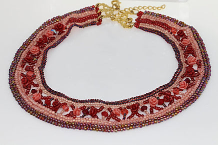 Red Beaded Necklace