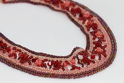 Red Beaded Necklace