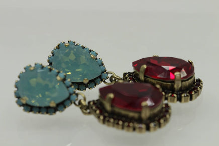 Red & Blue Earrings