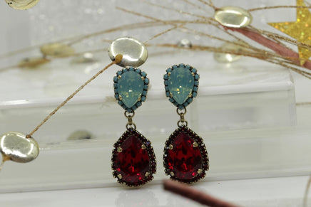 Red & Blue Earrings