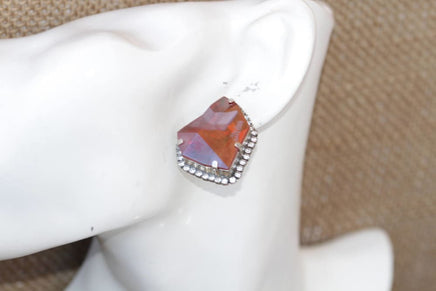Red Crystal Earrings