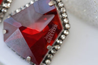 Red Crystal Earrings