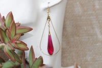 Red Dangle Earrings