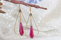 Red Dangle Earrings