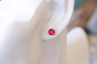 Red Evening Earrings
