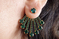 Red Evening Earrings