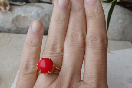 Red Stone Ring