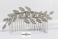 Rose Gold Hair Comb. Rose Gold Headpiece