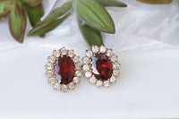 Ruby Earrings