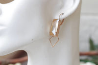 Silver Metallic Earrings
