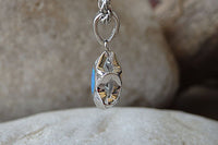 Silver Shield Of David Necklace. Opal Star Of David Pendant Necklace. 925 Sterling Silver Shield Of David Necklace. Two-Sided Star Of David