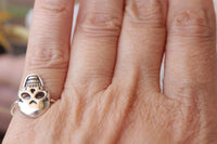 Silver Skull Ring